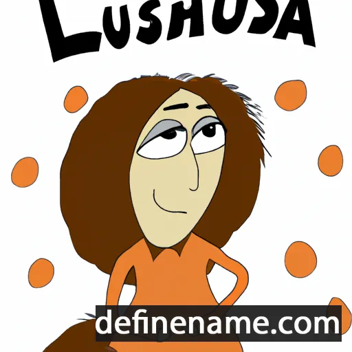 cartoon of the name Lushcha