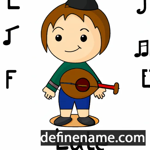 cartoon of the name Lute