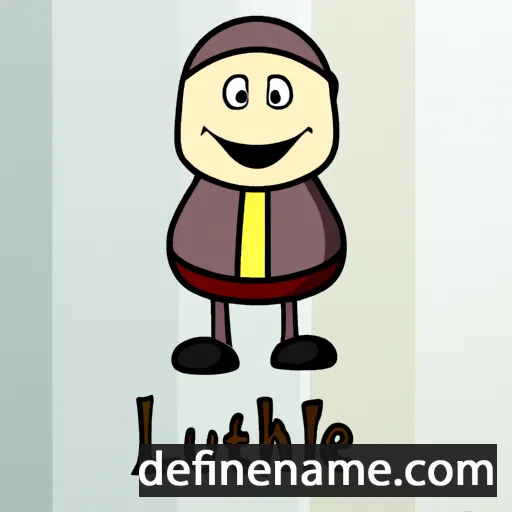 cartoon of the name Luthe