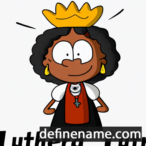 cartoon of the name Luthera