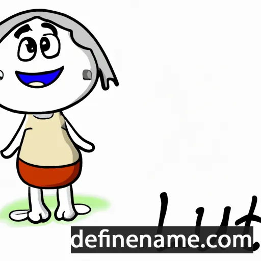 cartoon of the name Luti