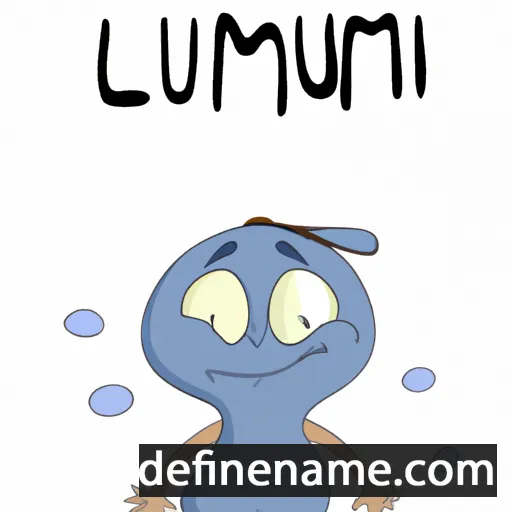 cartoon of the name Luumu