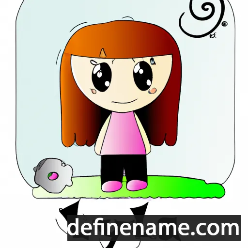 cartoon of the name Luyla