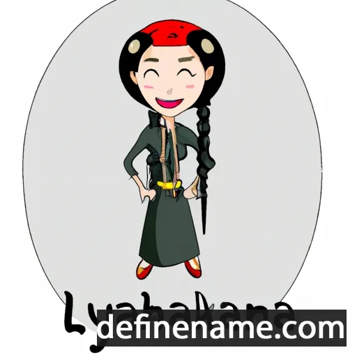 cartoon of the name Lyankhua