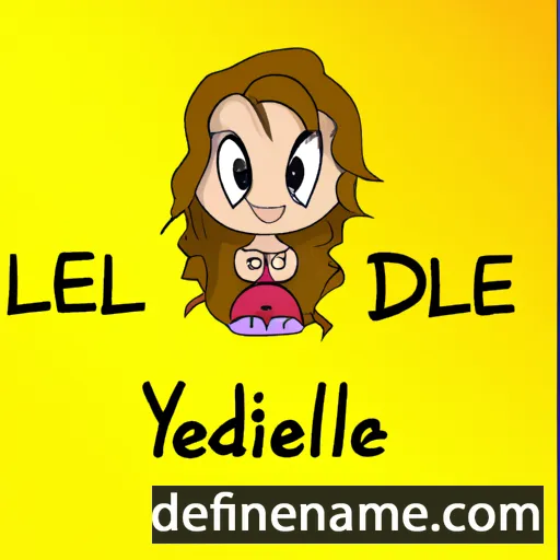 cartoon of the name Lydielle