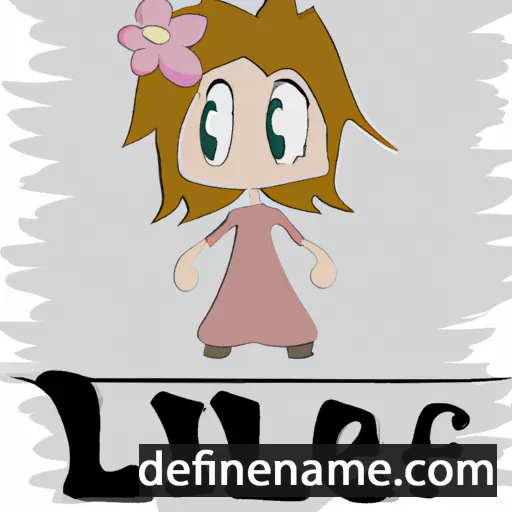 cartoon of the name Lylie