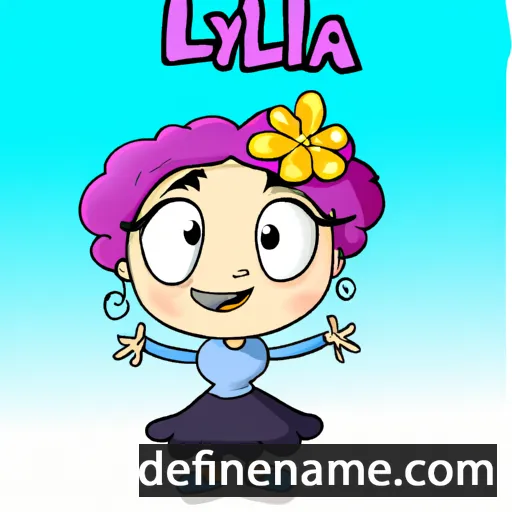 cartoon of the name Lylla