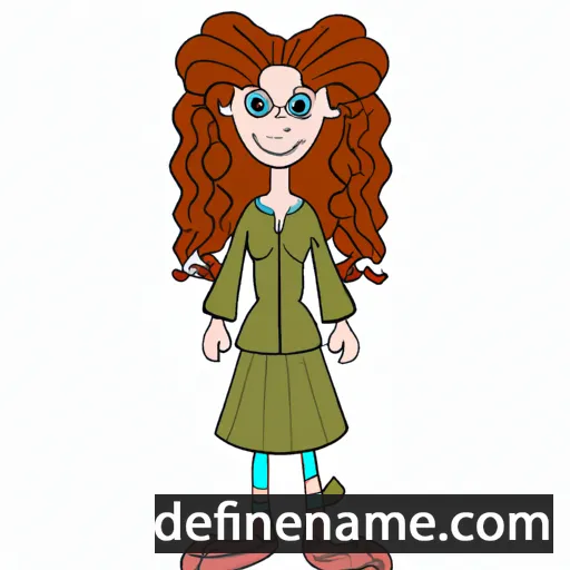 cartoon of the name Lyndal