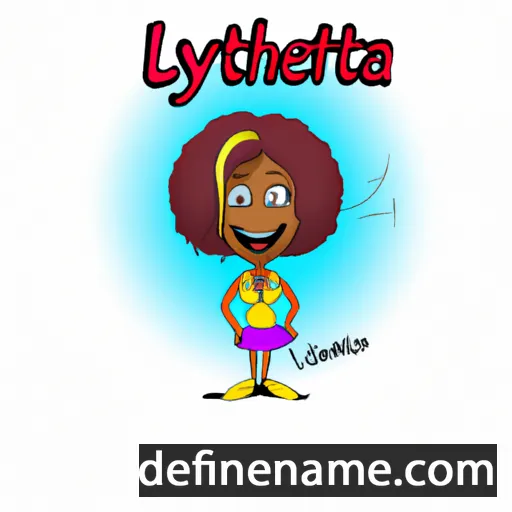 cartoon of the name Lynetta