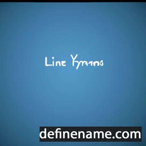 cartoon of the name Lynnea