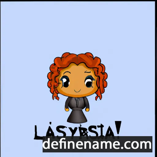 cartoon of the name Lyralisa