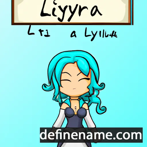 cartoon of the name Lyria