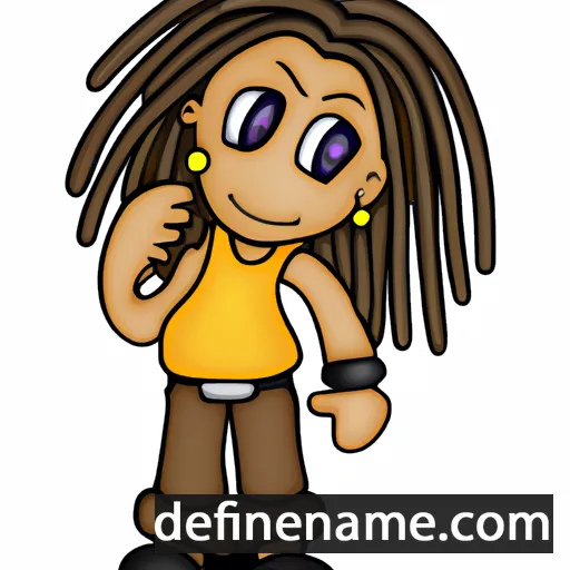 cartoon of the name Lyriq