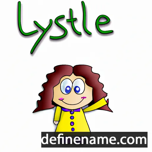 cartoon of the name Lysbet