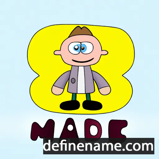 cartoon of the name Máde