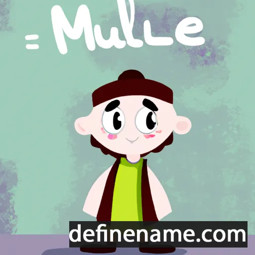 cartoon of the name Máelmuire