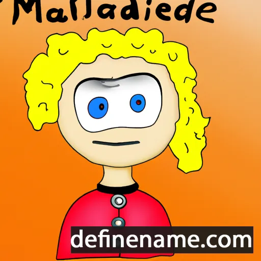 cartoon of the name Madalinde