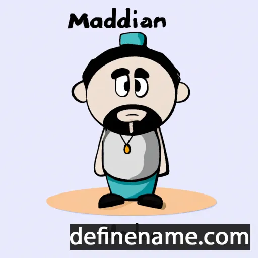 cartoon of the name Madani