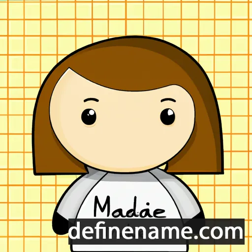 Madie cartoon