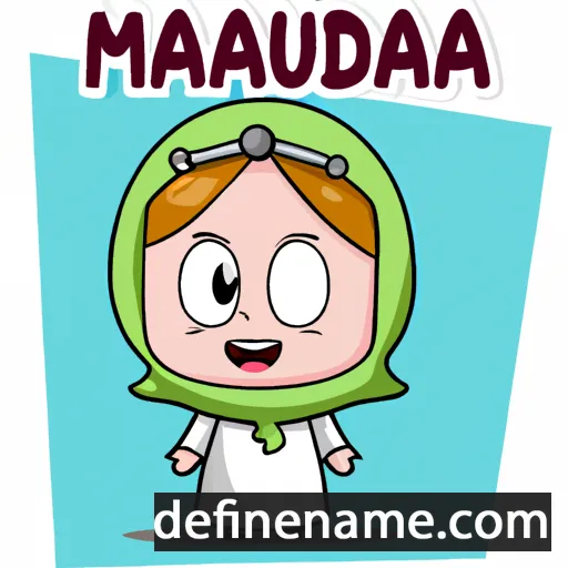 cartoon of the name Madinah