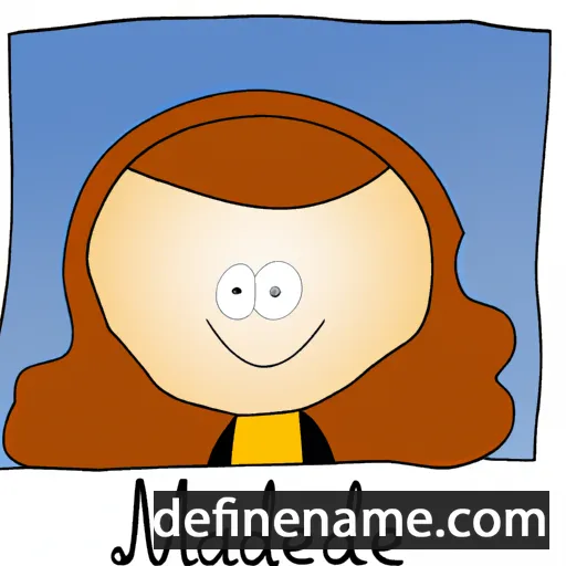 cartoon of the name Madlene