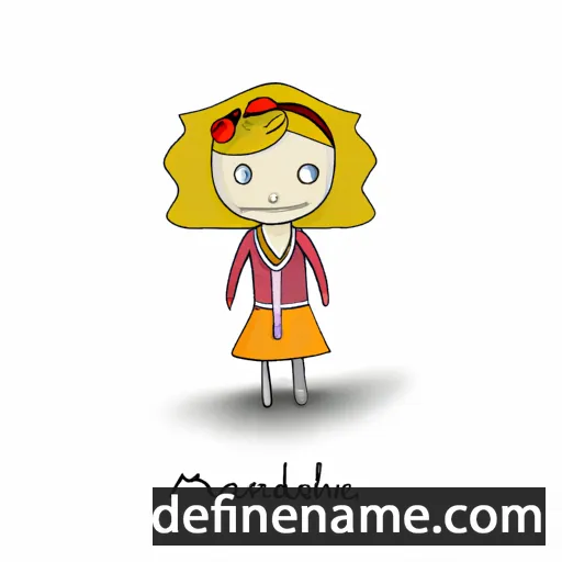 cartoon of the name Madlenka