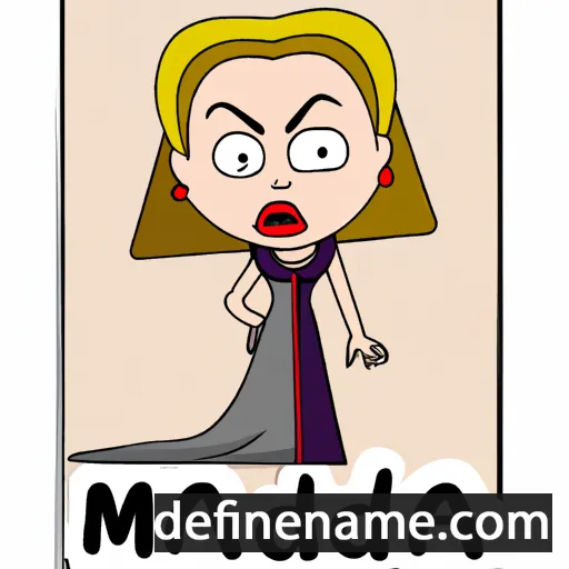 cartoon of the name Madona