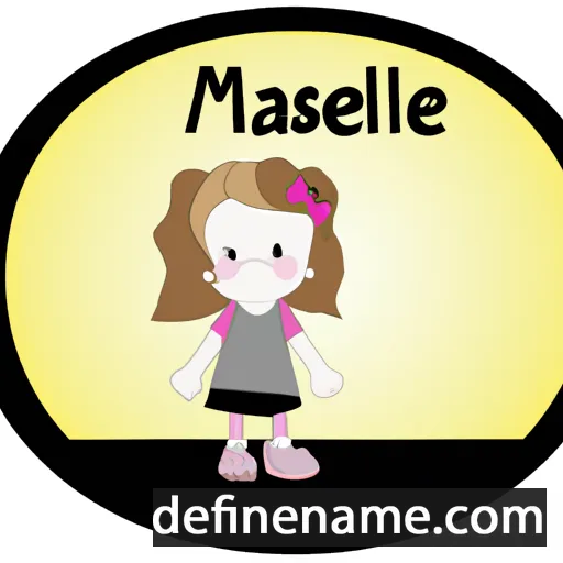 cartoon of the name Maélise