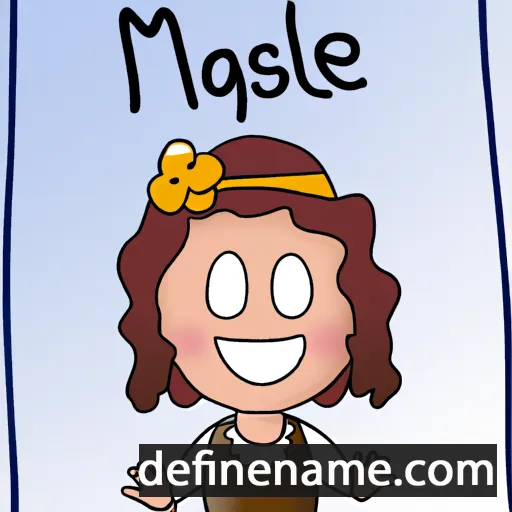 Maëlyse cartoon