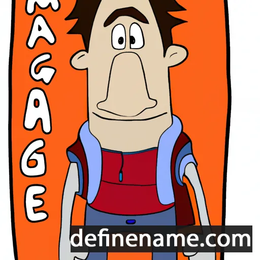 cartoon of the name Maegor