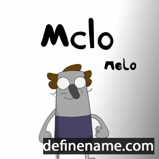 cartoon of the name Maeloc