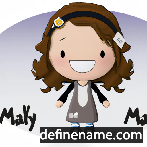 cartoon of the name Maelys