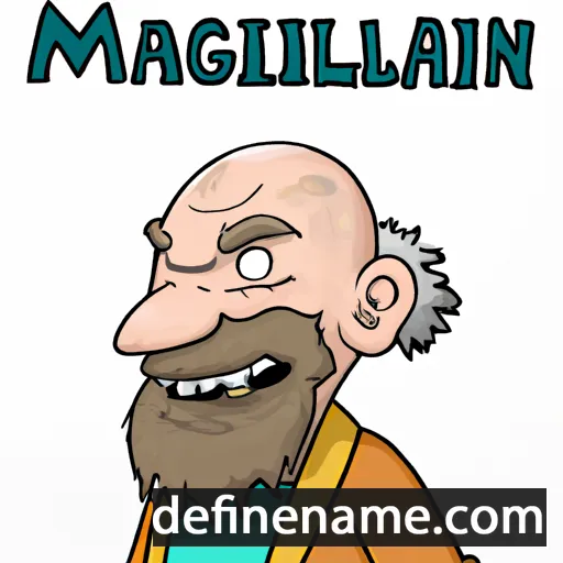 cartoon of the name Maganbald