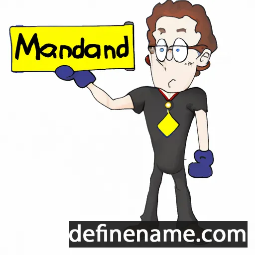 cartoon of the name Maganhard