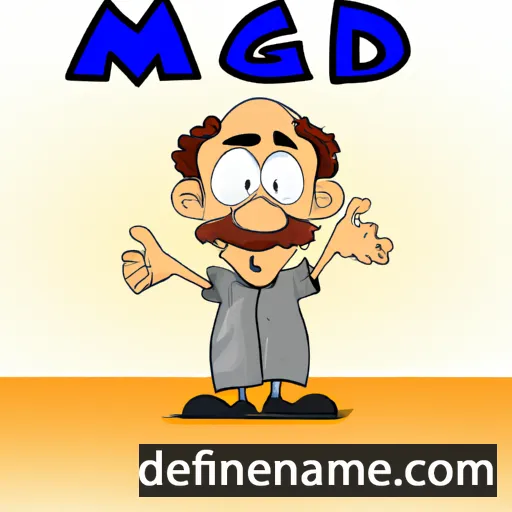 cartoon of the name Magd