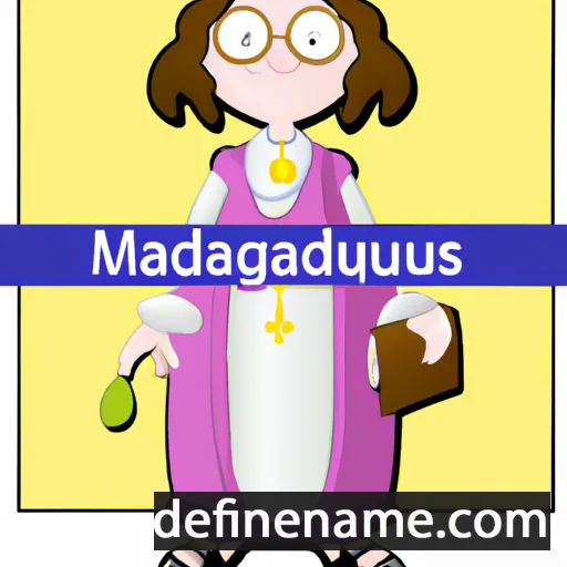 cartoon of the name Magdalenus