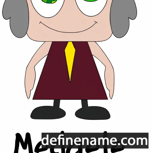 cartoon of the name Magediel