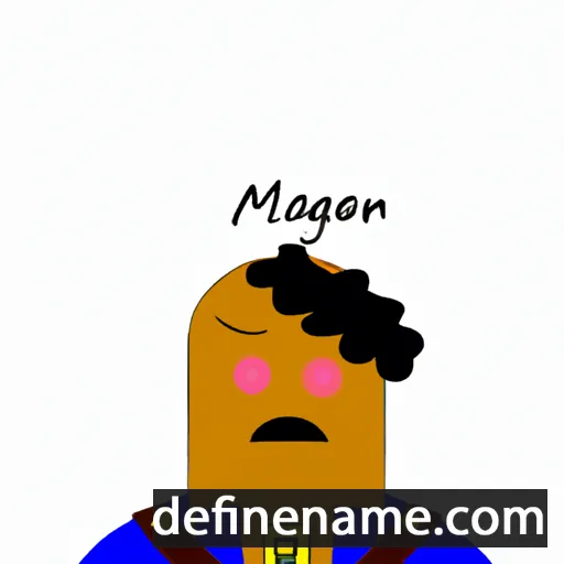 cartoon of the name Maggan