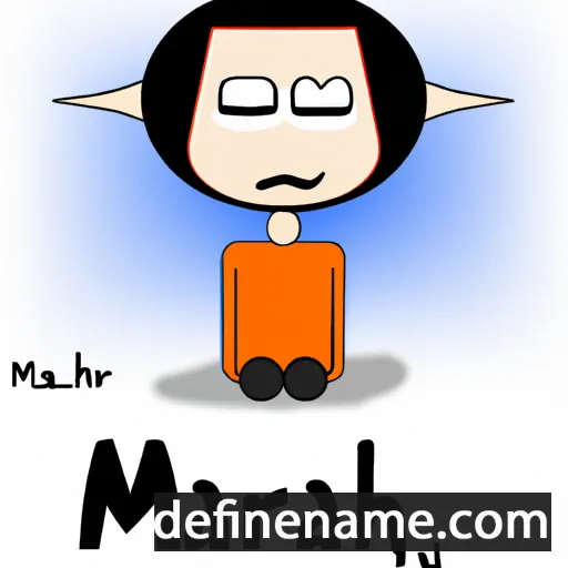 cartoon of the name Mahar