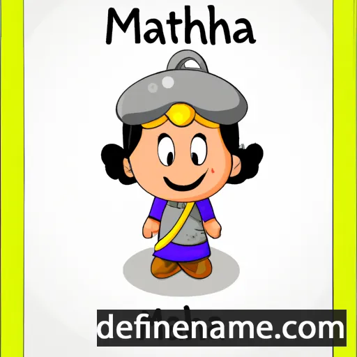 cartoon of the name Mahatia