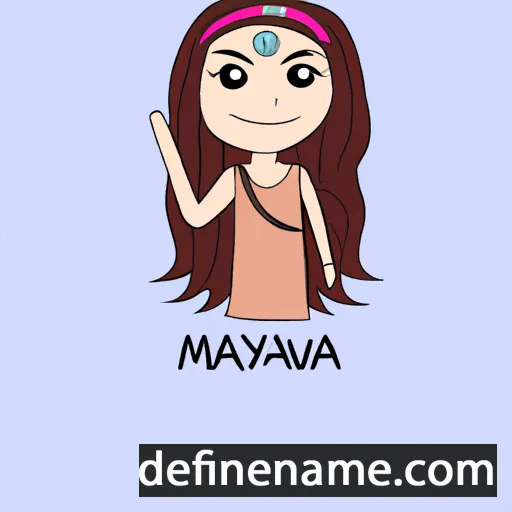 Mahaya cartoon