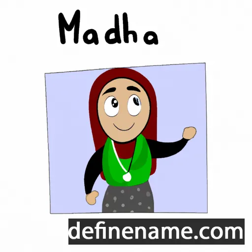 cartoon of the name Mahdaljena