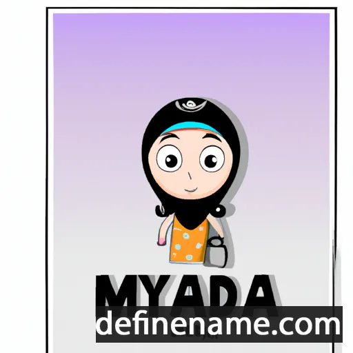 cartoon of the name Mahdiyya