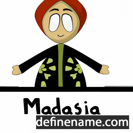 Mahdzisia cartoon