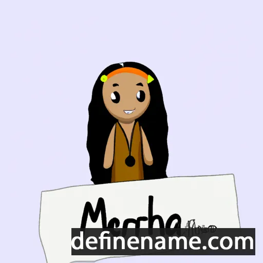 cartoon of the name Maheera