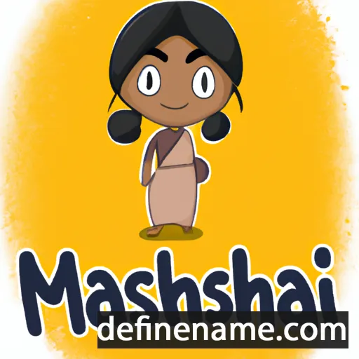 cartoon of the name Maheshani