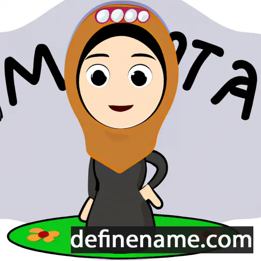 cartoon of the name Mahira