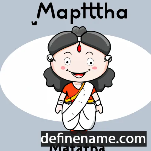 cartoon of the name Mahitap