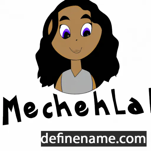 cartoon of the name Mahleah