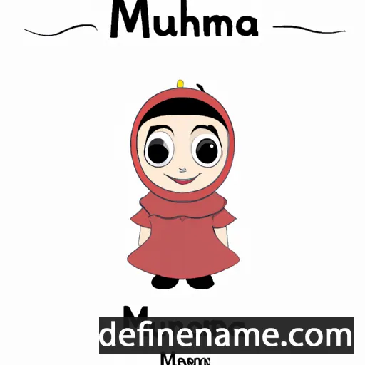 cartoon of the name Mahmuna